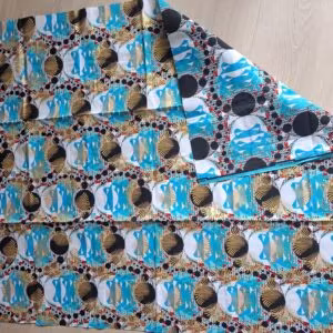 Coupon wax bleu doré